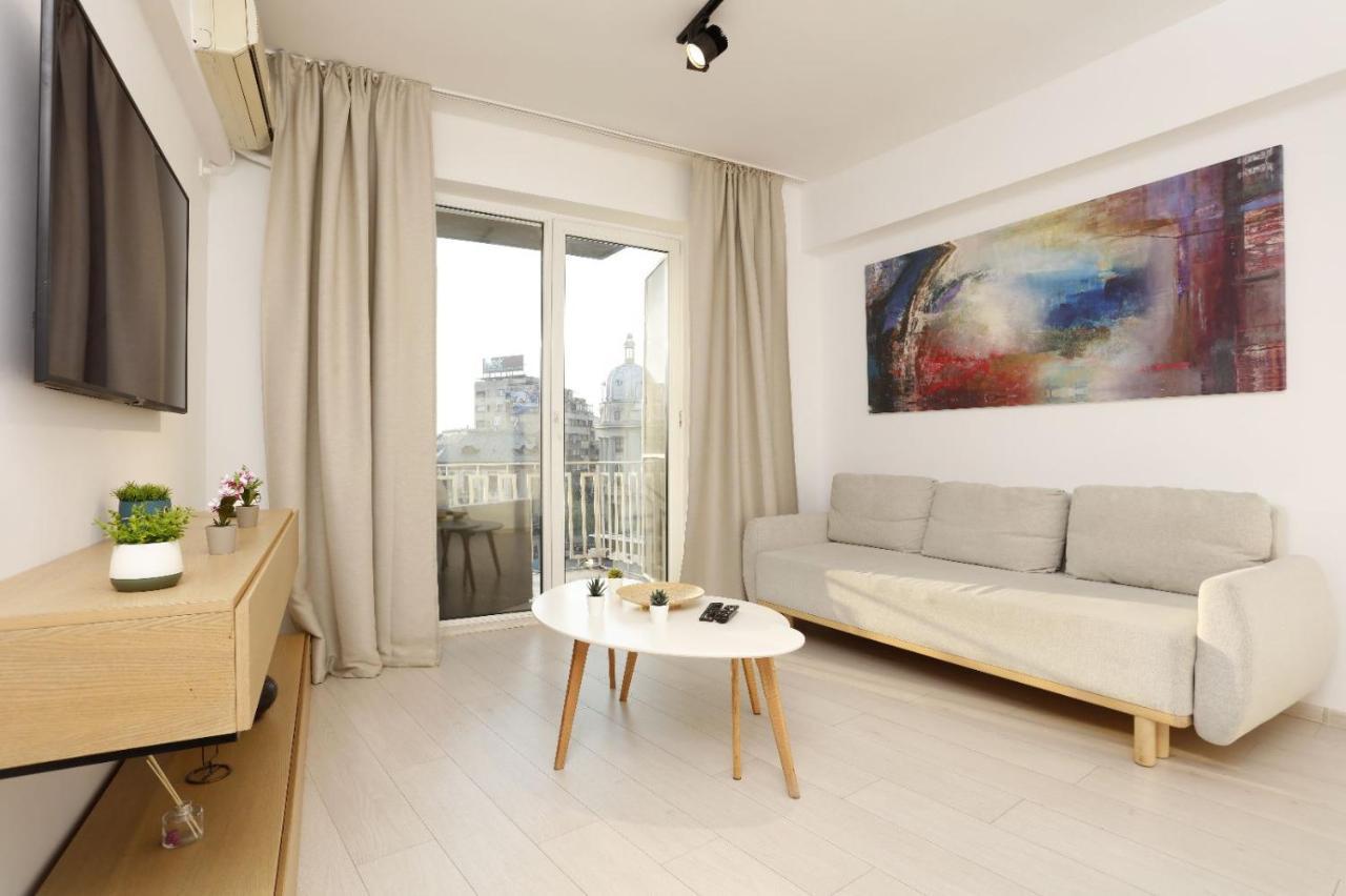 2 Bedroom Apartment With Amazing View In City Center 布加勒斯特 外观 照片